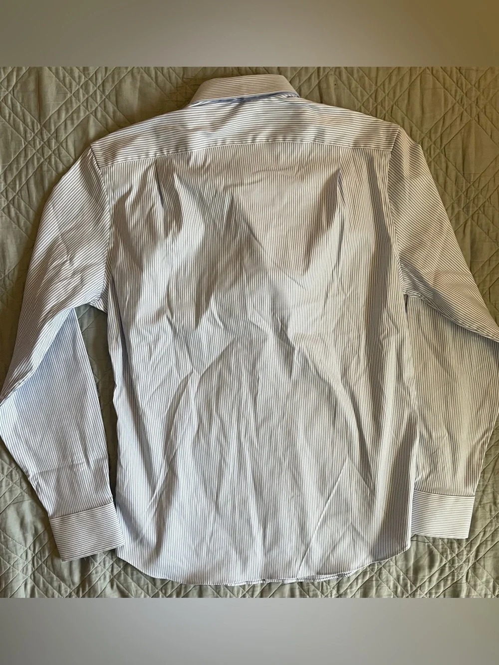 J. CREW Slim Bowery performance stretch dress shirt in Blue Size M NWD $98 CA351